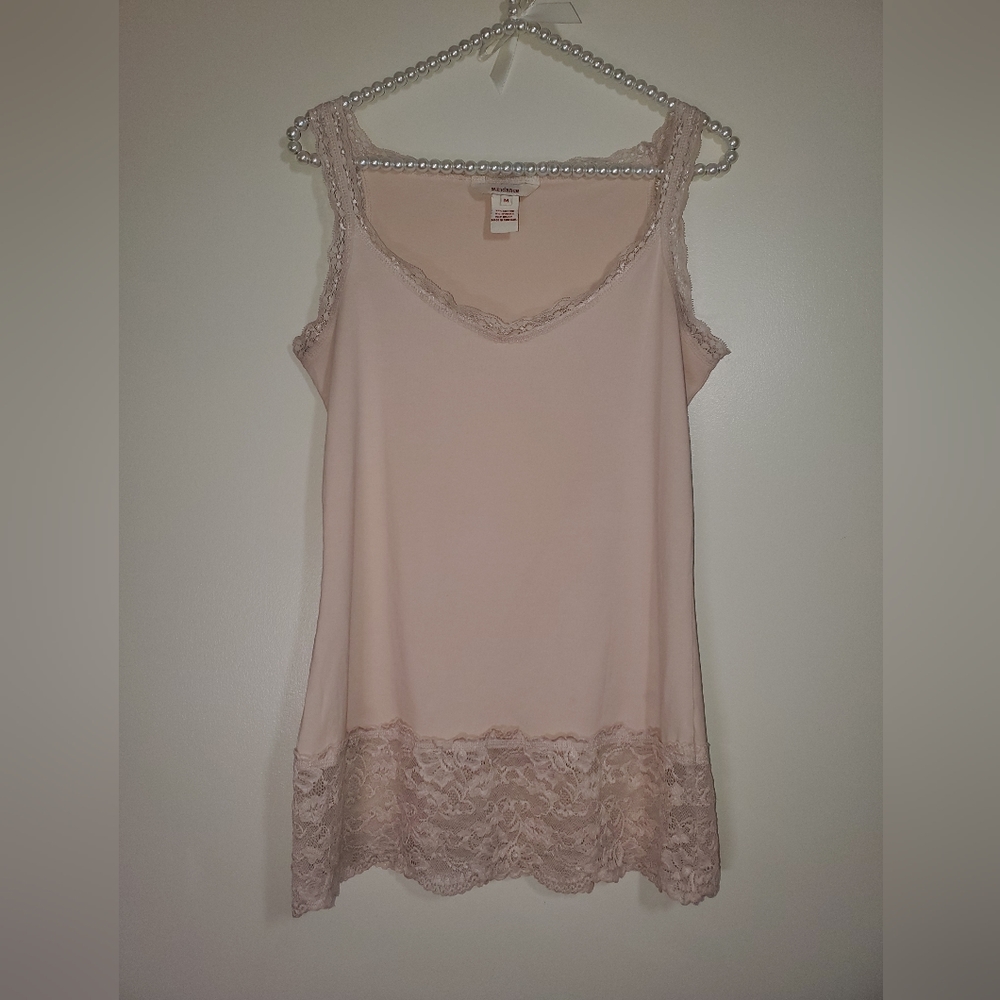 EUC Sundance Elan tank top blush pink size M